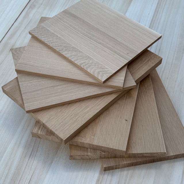 European Solid Oak A Grade Furniture Board Sample