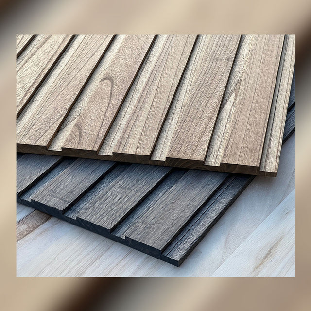 Oakley 100% Solid Hardwood Slatted Acoustic Panels