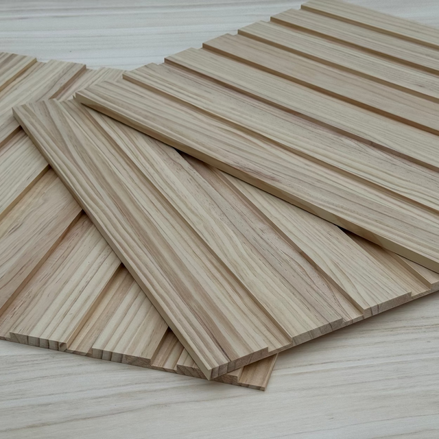 New Zealand Ultra Prime Solid Wood Slatted Wall And Ceiling Panel Sample