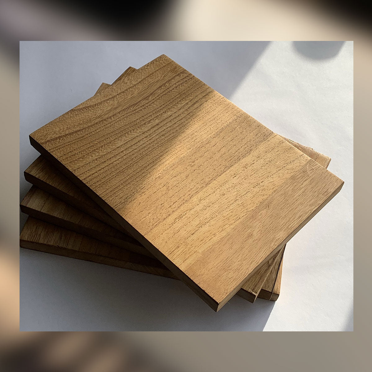 Oakleye Solid Wood Placemats, Coasters And Central Serving Mats